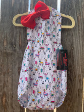Load image into Gallery viewer, Llama Romper