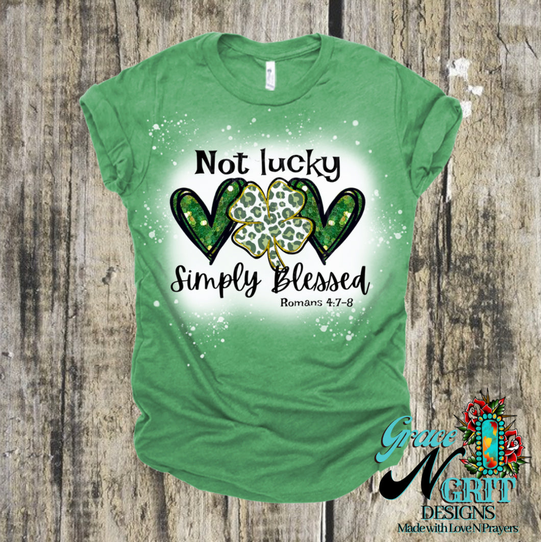 Not Lucky, Simply Blessed Tee