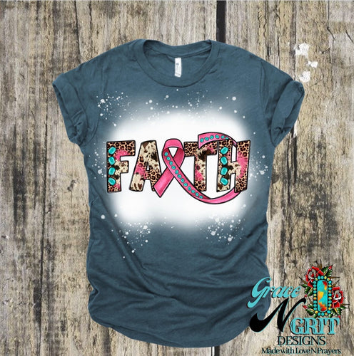 Faith Breast Cancer Awareness Tee