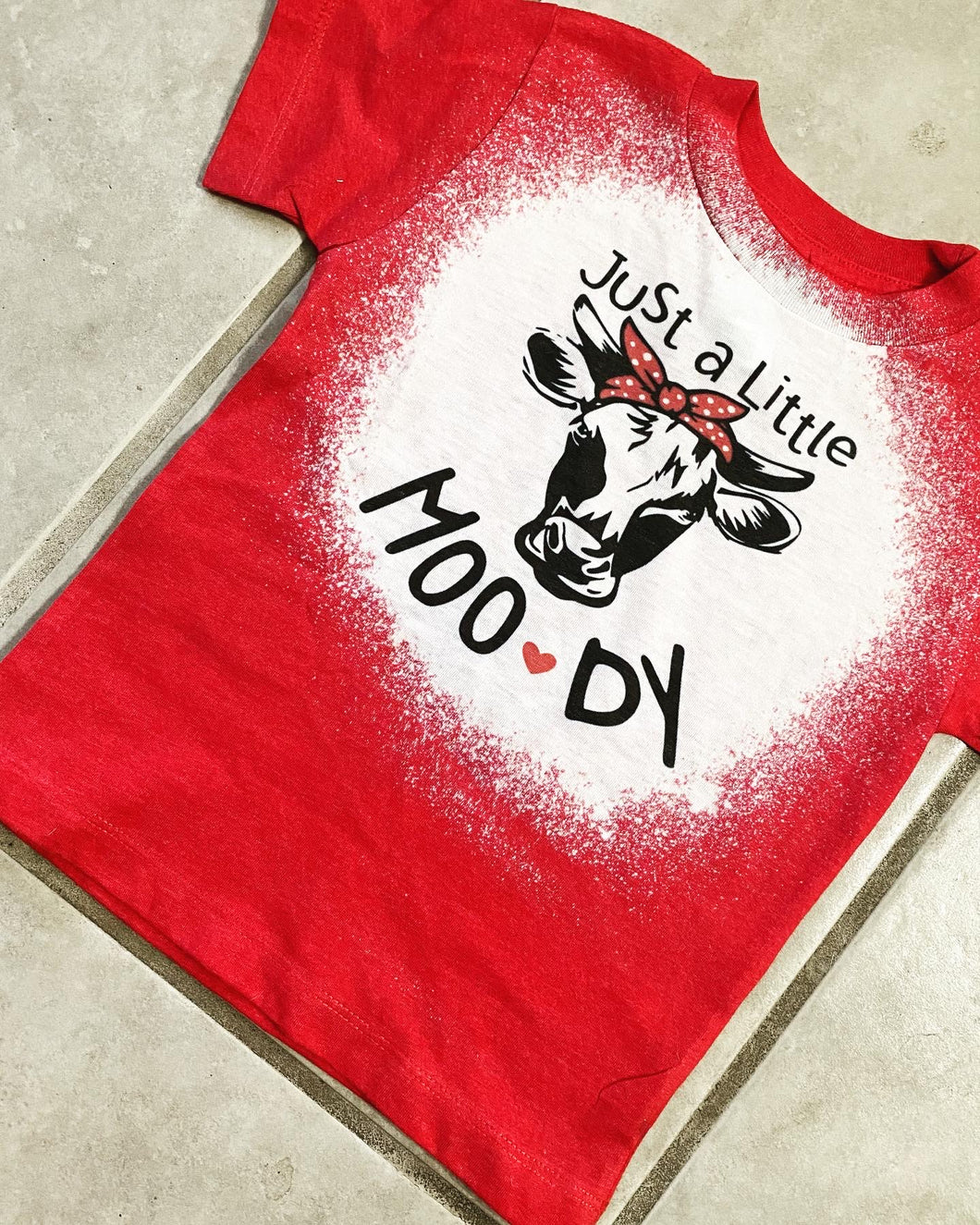 Kid's Just A Little MOO-DY 💋 🐄
