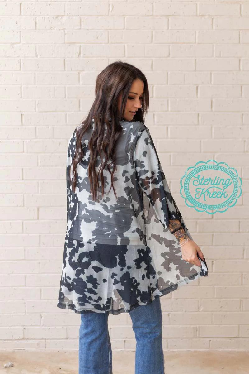 Cowhide Cutie Cardigan